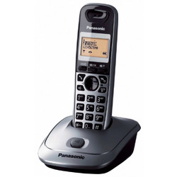 Panasonic KX-TG2511 Ασύρματο Τηλέφωνο με Ανοιχτή Ακρόαση Μαύρο Ασημί