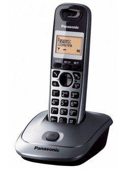 Panasonic KX-TG2511 Ασύρματο Τηλέφωνο με Ανοιχτή Ακρόαση Μαύρο Ασημί