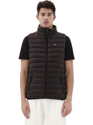 Emerson Αμάνικο Ανδρικό Μπουφάν Χειμωνιάτικο Puffer Navy Μπλε 231.EM10.140