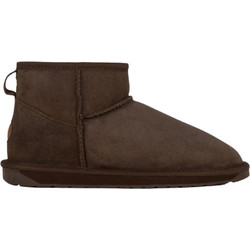 Emu Γυναικεία Μποτάκια Suede Σοκολατί με Γούνα W10937