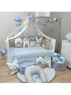 Baby Star Tiny Friends Σετ Κούνιας Ciel 3τμχ