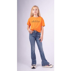 Ebita Παιδικό Crop Top Κοντομάνικο Πορτοκαλί 242001-RS2004