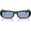 Ray-Ban RB4436D 667772 Ανδρικά Γυαλιά Ηλίου Ορθογώνια Κοκάλινα Μαύρα με Μπλε Polarized Φακό