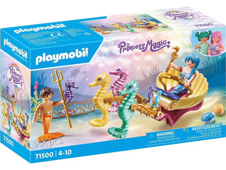 Playmobil Princess Magic Γοργονο-άμαξα με Ιππόκαμπους για 4-10 Ετών 71500