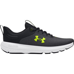 Under Armour Charged Revitalize Ανδρικά Αθλητικά Παπούτσια για Τρέξιμο Μαύρα Lime 3026679-003