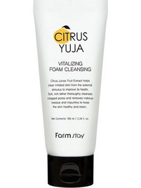 Farmstay Citrus Yuja Vitalizing Αφρός Ντεμακιγιάζ 100ml
