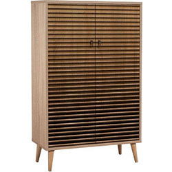 Megapap Soho Παπουτσοθήκη Ξύλινη Sonoma Μ80xΠ36xΥ127cm GP052-0004,2