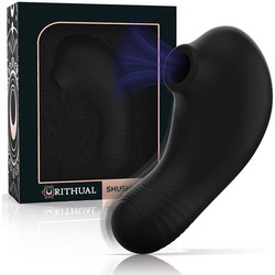 Rithual Shushu Pro Clitoral 2 Aqua Κλειτοριδικός Δονητής Μαύρος