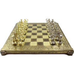 Τοξότες Σκάκι Μεταλλικό με Πιόνια 28x28cm 13811