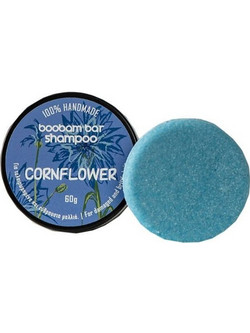 Boobam Cornflower Bar Φυτικό Σαμπουάν & Αφρόλουτρο για Επανόρθωση για Ταλαιπωρημένα Μαλλιά 60gr