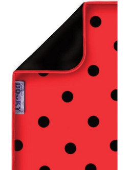 Dooky Ladybag Κουβέρτα Αγκαλιάς 70x85 Μαύρη Κόκκινη