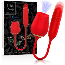 Mia Amalfi Doble Pleasure Διπλός Δονητής Κόκκινος