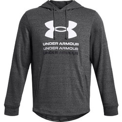 Under Armour Rival Terry Graphic Ανδρικό Αθλητικό Φούτερ με Κουκούλα Ανθρακί 1386047-025