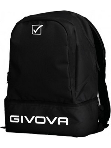 Givova Europa Τσάντα Πλάτης Γυμναστηρίου Μαύρη B081-0010