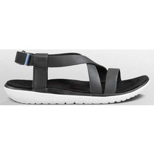 Teva Terra-Float Livia Lux Δερμάτινα Αθλητικά Γυναικεία Σανδάλια Μαύρα 1009810-BLK