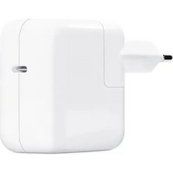 Apple USB-C Φορτιστής Laptop 30W για Apple με Αποσπώμενο Καλώδιο Τροφοδοσίας MW2G3ZM/A