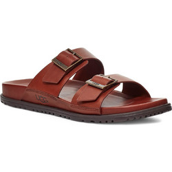 UGG Δερμάτινα Ανδρικά Σανδάλια Καφέ 1119530-CLTH