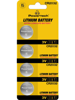 Powertech Extra CR2032 4τμχ