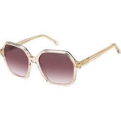Carrera CA3026S HAM3X Γυναικεία Γυαλιά Ηλίου Τετράγωνα Κοκάλινα Διαφανή με Καφέ Degradee Φακό