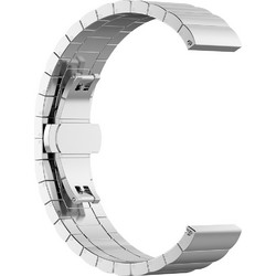 Techsuit W012 Λουράκι Μεταλλικό Silver (Univesal 22mm)