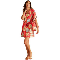 Harmony Mini Καλοκαιρινό Καθημερινό Φόρεμα Floral Κόκκινο 33-506606