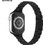 Sonique Slim Bracelet Classic Λουράκι Μεταλλικό Black (Apple Watch 42 / 44 / 45 / 49mm)
