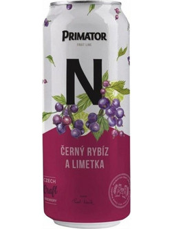 Primator Nealko Black Currant Lime Χωρίς αλκοόλ Κουτάκι 500ml