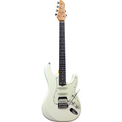 Eko Guitars Aire V-NOS Ηλεκτρική Κιθάρα ST Style με HSS Μαγνήτες Olympic White