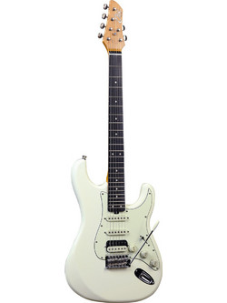 Eko Guitars Aire V-NOS Ηλεκτρική Κιθάρα ST Style με HSS Μαγνήτες Olympic White
