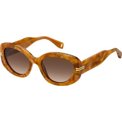 Marc Jacobs MARC1099S 03YHA Γυναικεία Γυαλιά Ηλίου Οβάλ Κοκάλινα Καφέ με Καφέ Degradee Φακό