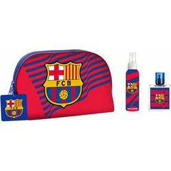Air Val F.C. Barcelona Eau de Toilette Spray 100ml + 50ml+ Toiletry Bag