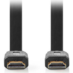 Nedis Καλώδιο HDMI 1.4 Flat HDMI Male to HDMI Male 2m Black