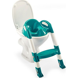 Thermobaby Kidyloo Παιδικό Κάθισμα Τουαλέτας με Σκαλοπάτι & Χερούλια Πετρόλ