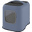 Rotho My Pet Biala Τουαλέτα Γάτας Κλειστή με Φίλτρο & Κόσκινο Μπλε Μ51xΠ39.5xΥ44.3cm