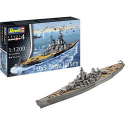 Revell USS New Jersey Συναρμολογούμενο Πλαστικό Μοντέλο Καραβιού 1:1200 05183