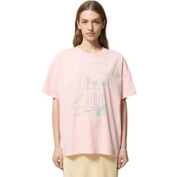 Outhorn Γυναικείο Αθλητικό T-Shirt Ροζ OTHWSS24TTSHF1486-64S