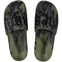 Superdry Camo Vegan Ανδρικές Παντόφλες Καλοκαιρινές Κολυμβητηρίου Χακί MF310261A-3DL