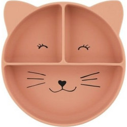 Trixie Mrs. Cat Πιάτο Σιλικόνης με Χωρίσματα Pink