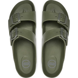 Jack & Jones Ανδρικές Παντόφλες Καλοκαιρινές Χακί 12204004