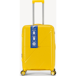 RCM RCM185-66 Βαλίτσα Μεσαία 66x40x26cm με 4 Ρόδες Κίτρινη
