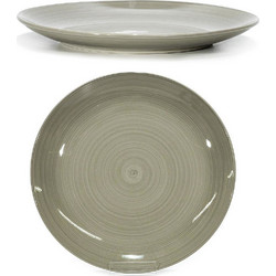 Πιάτο Ρηχό Κεραμικό Taupe Φ27cm