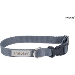 Amiplay Samba Κολάρο Σκύλου Γκρι 2.5x45-70cm