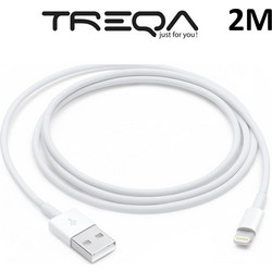 Treqa CA-2012 USB-A to Lightning Cable 2m White KLN-332021