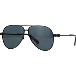 Off White OERI122S 1007 Ανδρικά Γυαλιά Ηλίου Aviator Μεταλλικά Μαύρα με Μαύρο Φακό