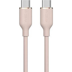 Devia EC632 USB-C to USB-C 60W 1.2m Pink 6938595386688