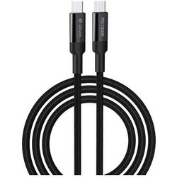 Devia EC309 Braided USB-C to USB-C 100W 1.5m Black 6938595354212