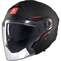 MT Cosmo SV A1 Matt Black Κράνος Μηχανής Jet 1400gr