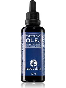 Renovality Original Series Cold-Pressed Plum Βιολογικό Ενυδατικό Λάδι Προσώπου για Λάμψη 50ml