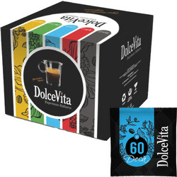 Dolce Vita Κάψουλες Decafeine Decaffeinato Συμβατές με Μηχανή E.S.E Pod 100τμχ