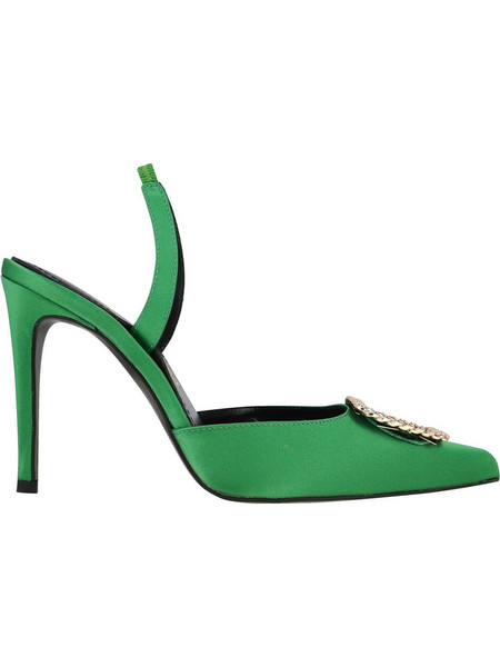 Envie Shoes Γόβες Slingback με Τακούνι Στιλέτο Πράσινες E02-16063-48